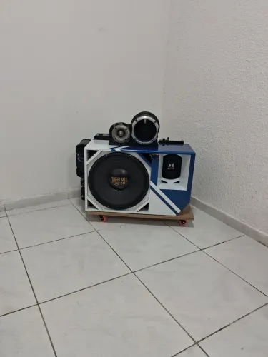 Som Automotivo Caixa Trio Completo 