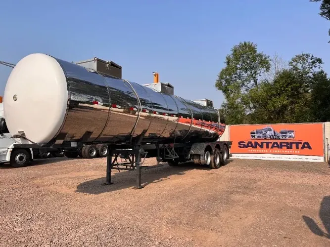 Semi-Reboque Carreta LS Tanque Rodotécnica 2010 De 32.6 M³ Inox Aço Carbono Revisada