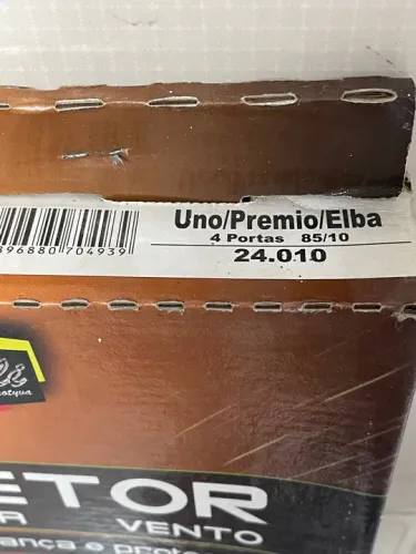 Calha de chuva uno prêmio elba 4p 85/10 colocado na hora em seu carro 