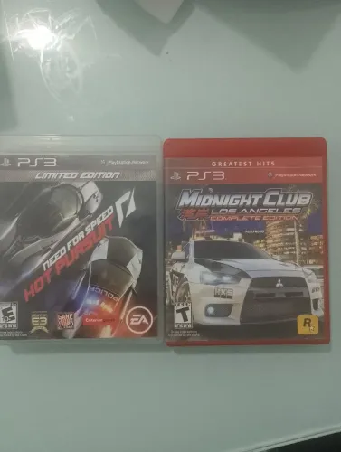 3 jogos need for speed e maidnight club PS3