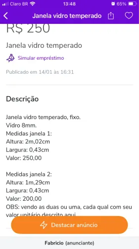 Vende-se Vitral