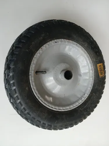 Roda para carrinho de mão com pneu e camara de ar 325 x 8 nova