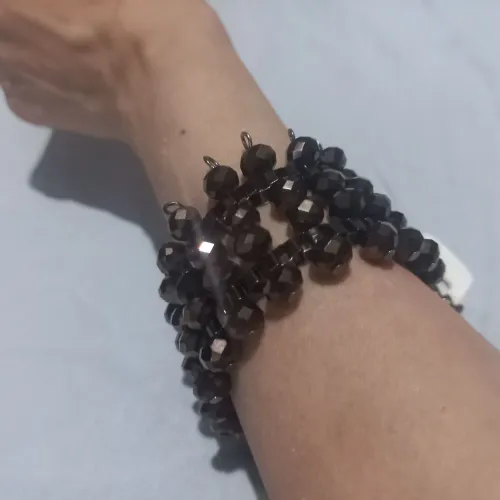 Pulseira pedra marrom