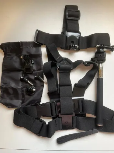 Kit Gopro Suporte Peito Cabeça Bastão + TriPod