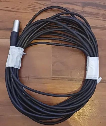 Cabo XLR Macho Balanceado  P10 mono - Qualidade Profissional. Tenho 3 unidades  11 metros