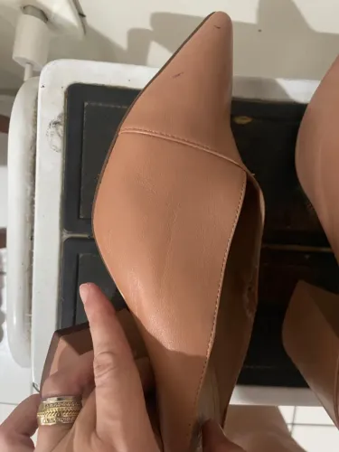 Sapato scarpin bege