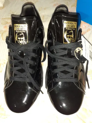 Tênis Adidas Stan Smith Preto Verniz - Tamanho 41
