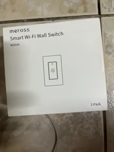 Interruptor de luz inteligente MEROSS SMART WI-FI WALL SWITCH