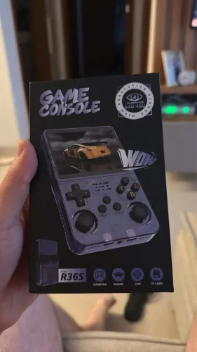 Console R36S Portátil 128GB Retro com 120.000 Jogos Atari ao PlayStation