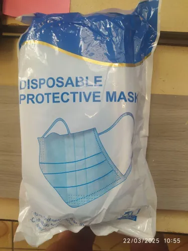 Máscaras faciais descartáveis - Proteção e conforto