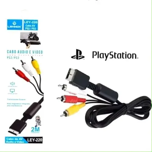 Cabo AV Playstation1, 2 e 3 novo. 30 reais