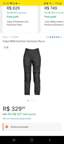 Calça Riffel Summer Feminina PP-XS