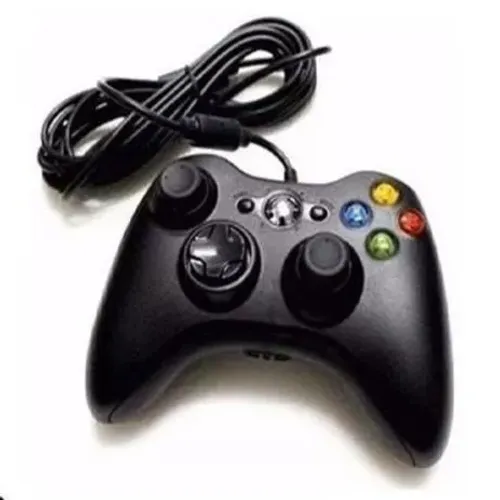 Controle Usb Com Fio Para Xbox 360 Joystick Computador, Notebook