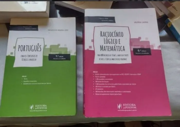 Livro para concurso Português e Raciocínio Lógico Matemática