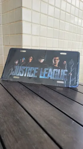 Placa decorativa Justice League