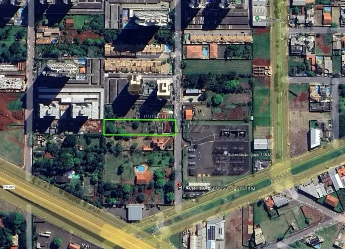 Terreno à venda na Rua Fermino Barbosa no bairro Aurora, região sul de Londrina
