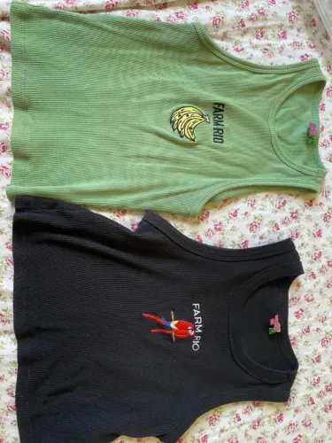 kit 2 regatas farm caneladas m