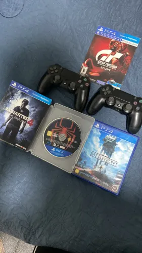 Controles e jogos de PS4