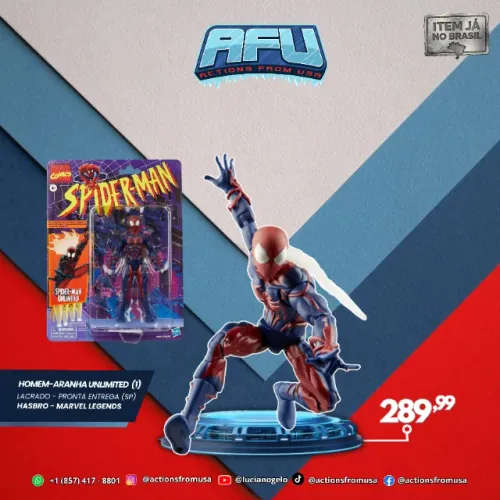 Homem-Aranha Unlimited Marvel Legends Hasbro