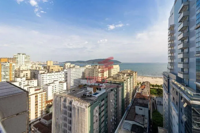Apartamento Duplex com 3 dormitórios Lazer Completo Vista Mar para alugar, 104 m² por R$ 9