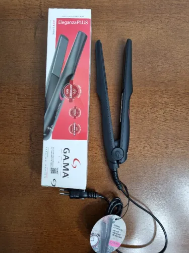 Prancha/Chapinha de cabelo Gama Italy Eleganza Plus - Bivolt - Nova