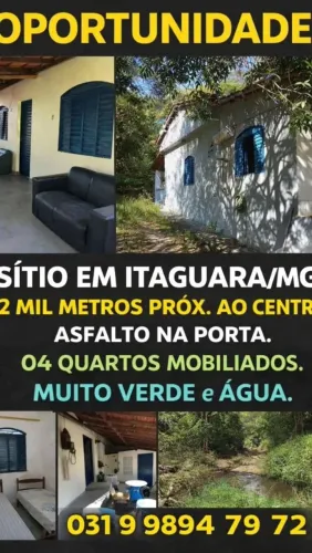 Excelente Sítio em Itaguara MG 