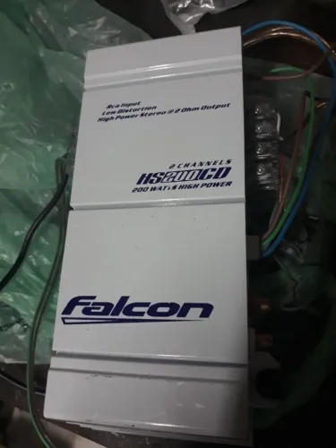 Modulo Amplificador Falcon Hs 200cd 2 Canais Zerado (Usado)