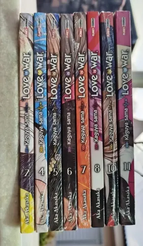 Lote Manga Love Is War - 8 Volumes (Lacrados!)