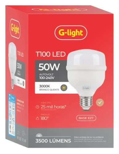 5 lâmpada Led G-light 50w