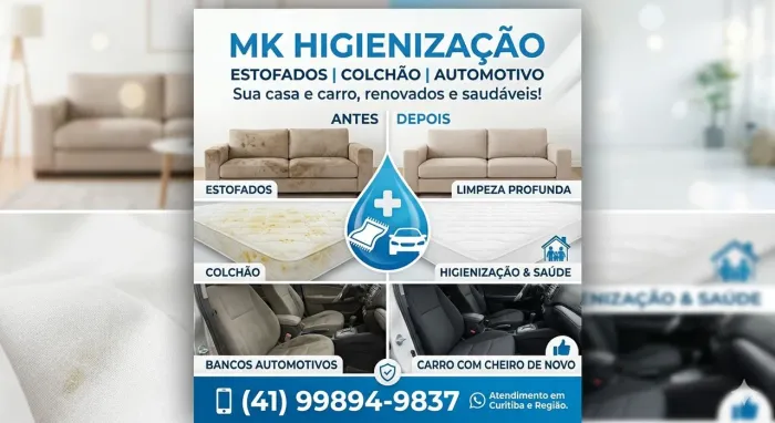 Higienização de estofados