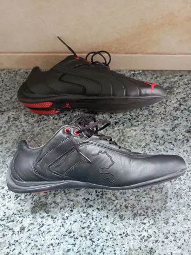 Vendo sapatilha Puma Pace cat II Mens Black Motorsport Trainers, Original Novo, número 40.