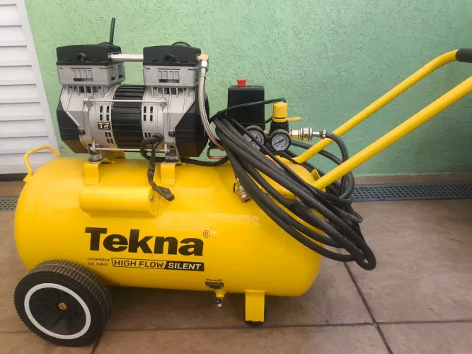 Compressor Tekna CPSH9050 Isento de Óleo.
