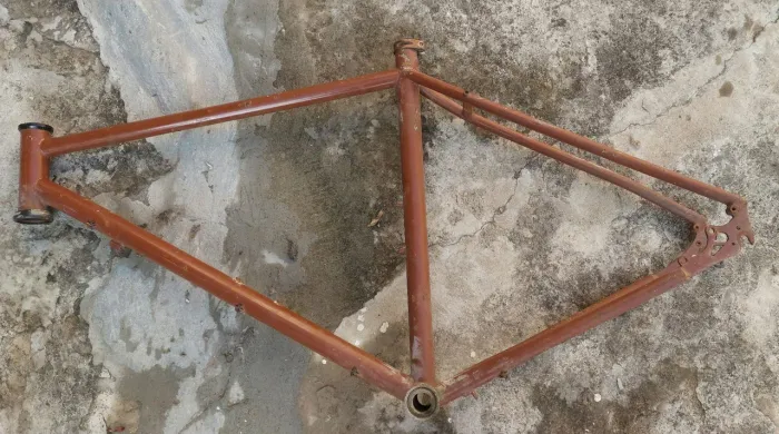 Quadro de bicicleta fixa speed chromoly antiga caloi monark Peugeot specialized corrida