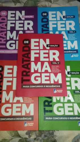 5 Livros Tratado de Enfermagem 2° edição