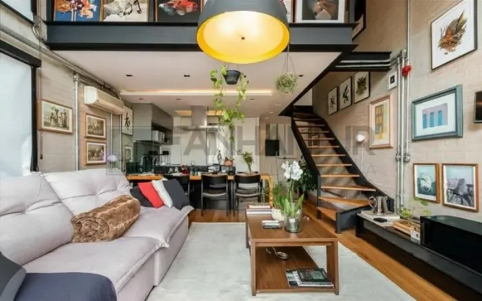 Loft Mobiliado em Cerqueira César - 1 Quarto, 1 Suíte, 2 Salas, 2 Banheiros, 2 Vagas - 89m