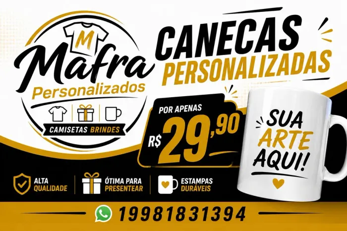 Canecas personalizadas 