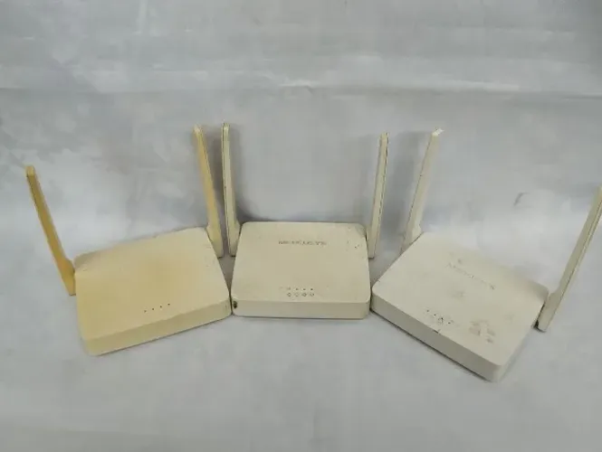 kit 3 roteadores mercusys para retirada de peças