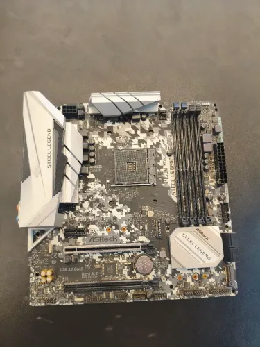 Placa mãe Asrock B450M Steel Legend