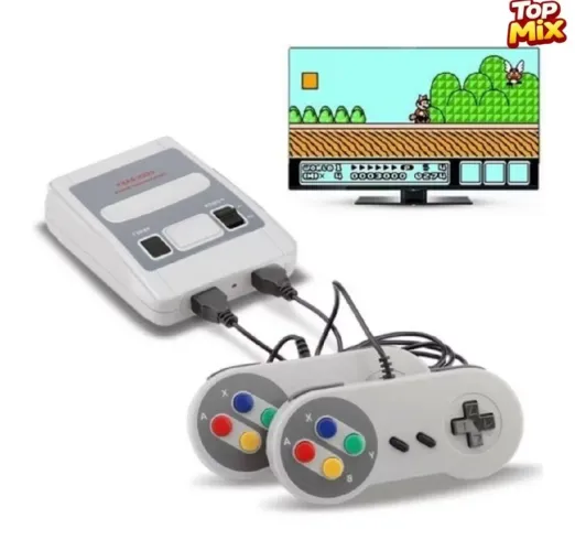 Video Game Retro Anos 80 E 90 620 Jogos8 bits 2 Controles tipo nitendo Console game antigo