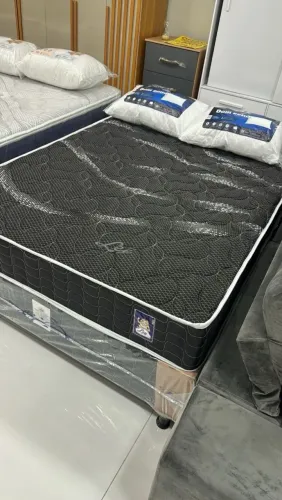 Base Baú Casal + Colchão América 25cm - Entrega grátis