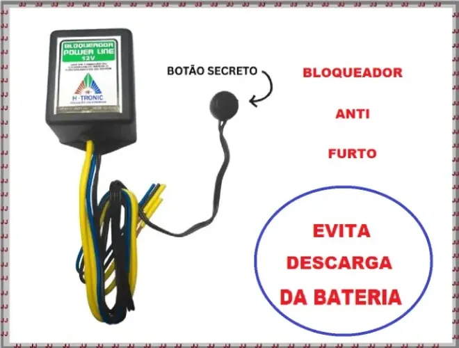 Anti-furto - Bloqueador Veicular Automotivo Corta Corrente - CDI Safe
