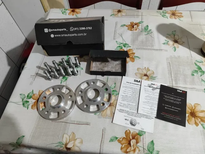 Par de espaçador sm auto parts
