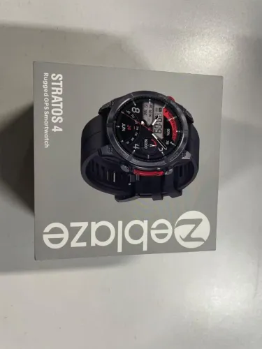 Smartwatch Zeblaze Stratos 4 Rugged GPS Preto - Novo Sem Uso