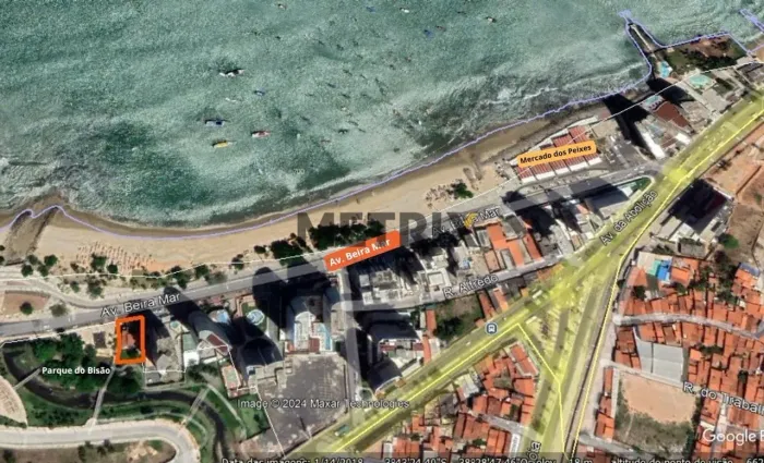 Terreno à venda na Av. Beira Mar de Fortaleza,CE