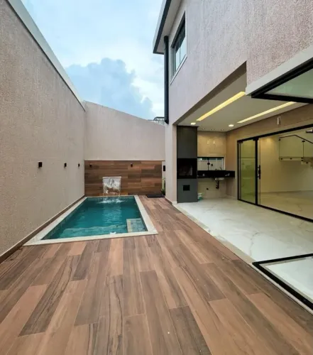 Villa Calábria casa de 4/4 sendo 3 suítes, 202 metros quadrados é 4 banheiros