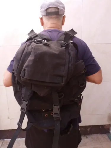 mochila para camping