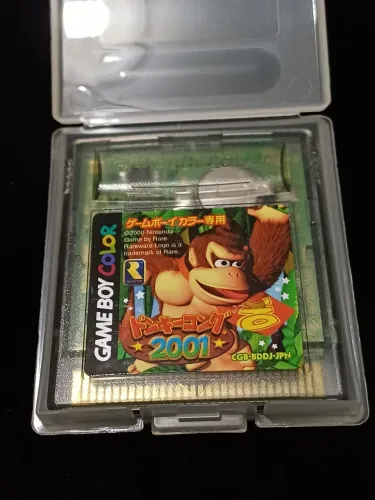 Fita Donkey Kong 2001 do Nintendo Game Boy Color Original!