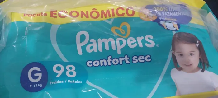 FRALDA PAMPERS CONFORT SEC
