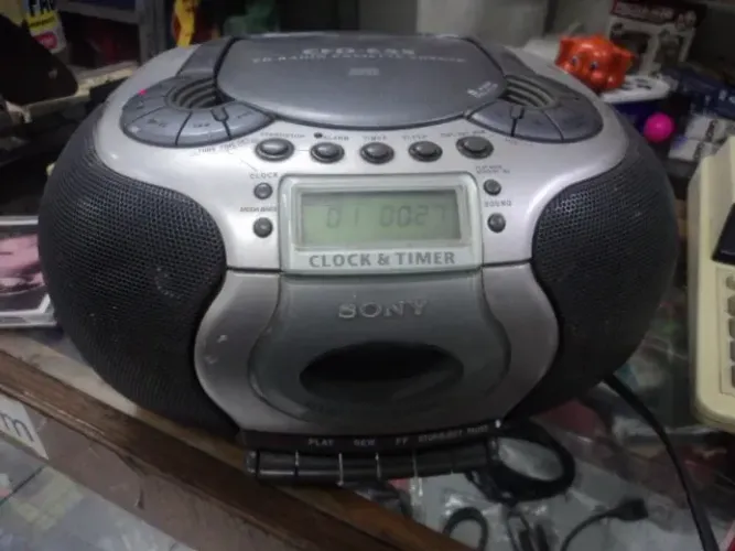 cd radio cassete corder sony cfd-e55