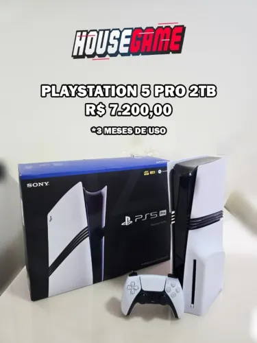 PLAYSTATION 5 PRO 2TB C/ LEITOR DE DISCOS